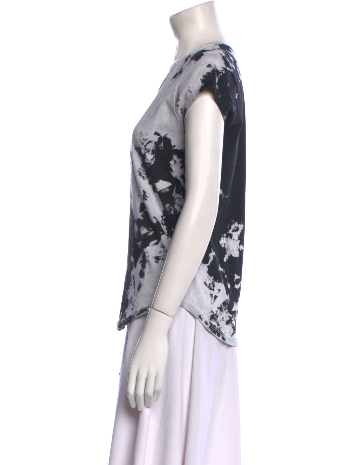 Zadig & Voltaire Tie-Dye Print Crew Neck T-Shirt